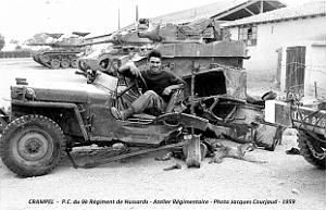 Crampel -P.C. 9e Hussards - Jacques Courjaud - 1959